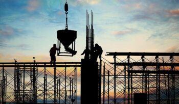 photo d'un chantier de construction métallique