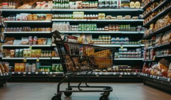 rayons de supermarché