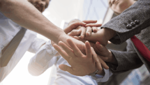 Des associés qui trouvent un terrain d'entente pour des décisions stratégiques